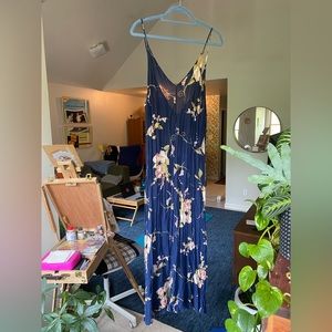 Summer floral maxi dress